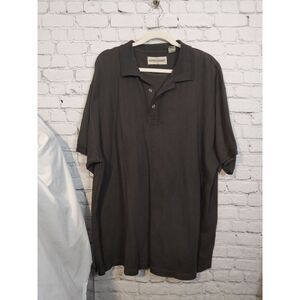 Prides Landing VINTAGE Men's Size 46/48 Black Polo Shirt